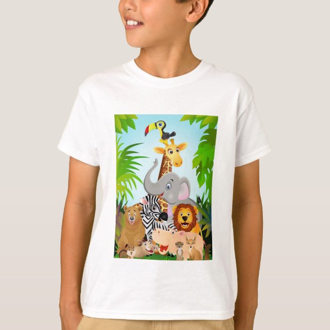 camisa de niño de safari. (Anverso)