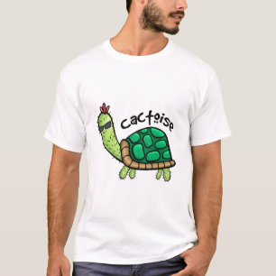 CAMISA DE NIÑO TORTUGA DIVERTIDA CACTUS CACTOISE