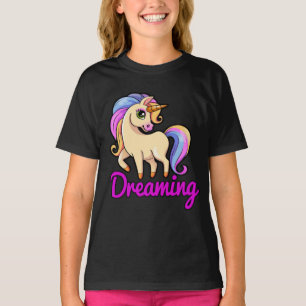 Camisa de niños de arco iris de bonito de soñación
