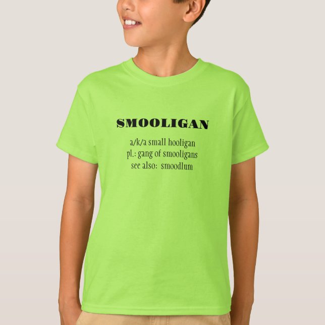 Camisa de niños de Smooligan (Anverso)