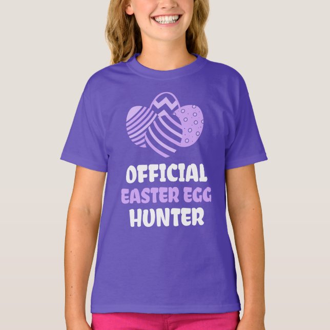 Camisa de Niños Lavender Egg Hunter (Anverso)