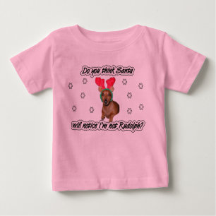 Camisa de niños renos de Dachshund