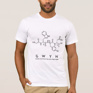Camisa de nombre de Gwyn peptide