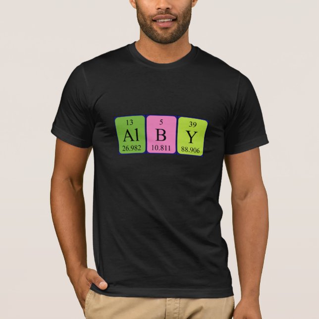 Camisa de nombre de tabla periódica Alby (Anverso)