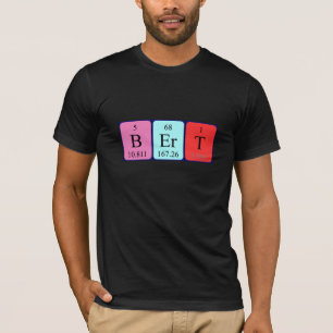 Camisa de nombre de tabla periódica Bert