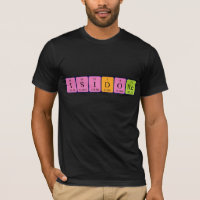 Camisa de nombre de tabla periódica de Isidore
