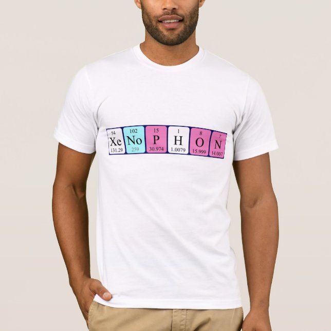 Camisa de nombre de tabla periódica Xenophon (Anverso)