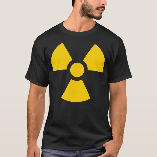 Camisa de Novedad de símbolo radiactivo (Anverso)