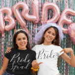 Camisa De Novia Con Fecha<br><div class="desc">Camisa de novia,  perfecta para la ducha de novia o la fiesta de soltera,  con texto escrito a mano Novia y fecha de boda cambiable</div>