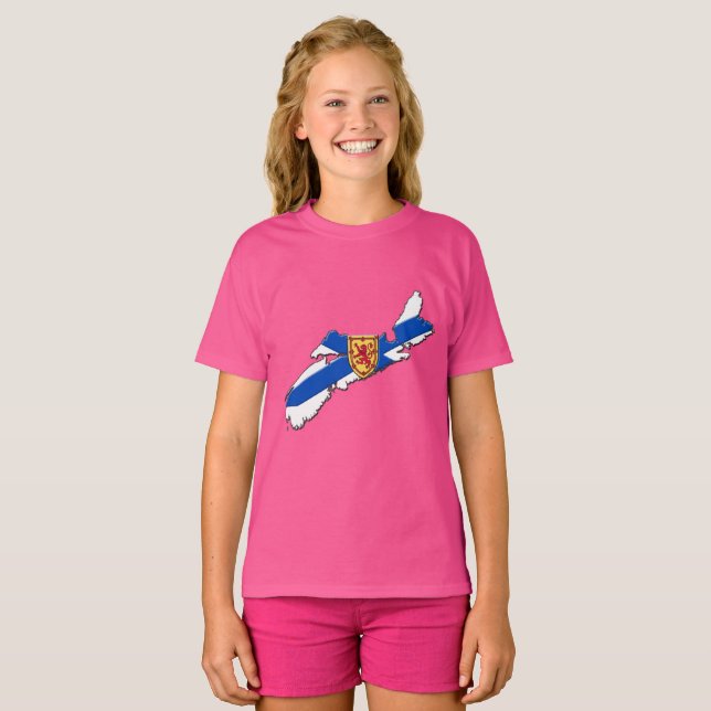 Camisa de Nueva Escocia Camisa Halifax Camisa Nova (Anverso completo)