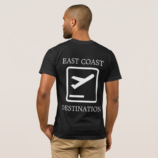 Camisa de Nueva Escocia de destino de la costa est (Reverso completo)