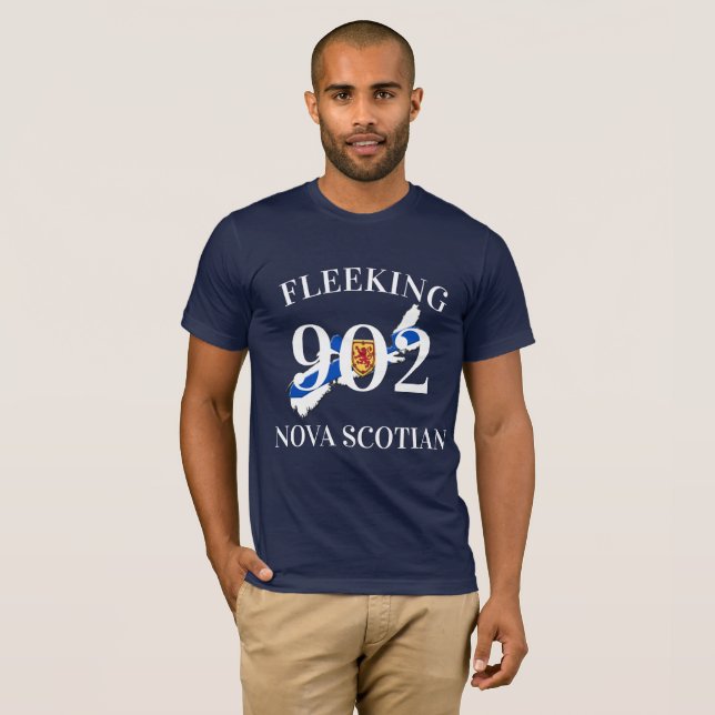 Camisa de Nueva Escocia Halifax Dartmouth 902 (Anverso completo)