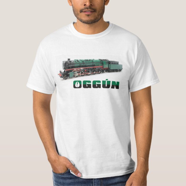 Camisa de Oggun, nombre de Oggun del orisha con el (Anverso)