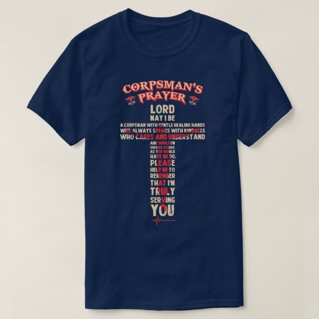 Camisa de oración Corpsmanx27 1 (Diseño del anverso)