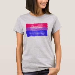 Camisa de Orgullo Bisexual pintada