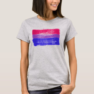 Camisa de Orgullo Bisexual pintada