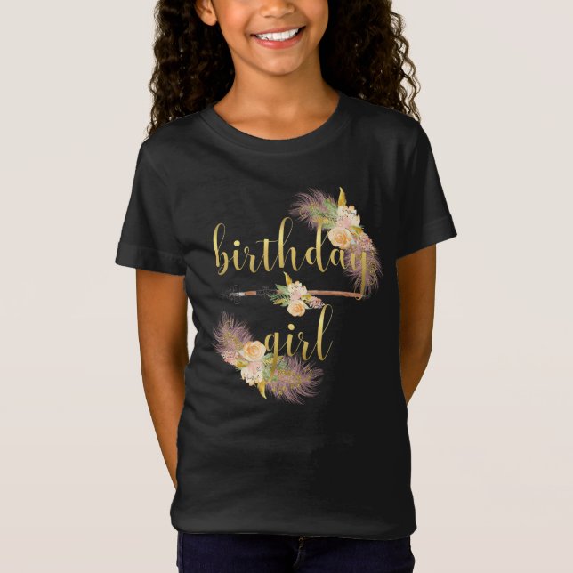 Camisa de oro elegante del negro del chica del (Anverso)