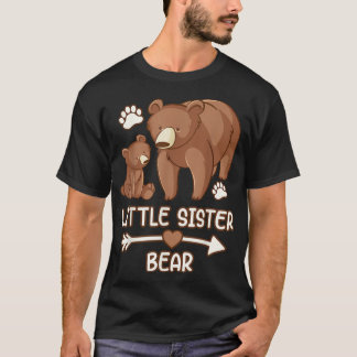 camisa de oso de hermana pequeña, camisa de oso de