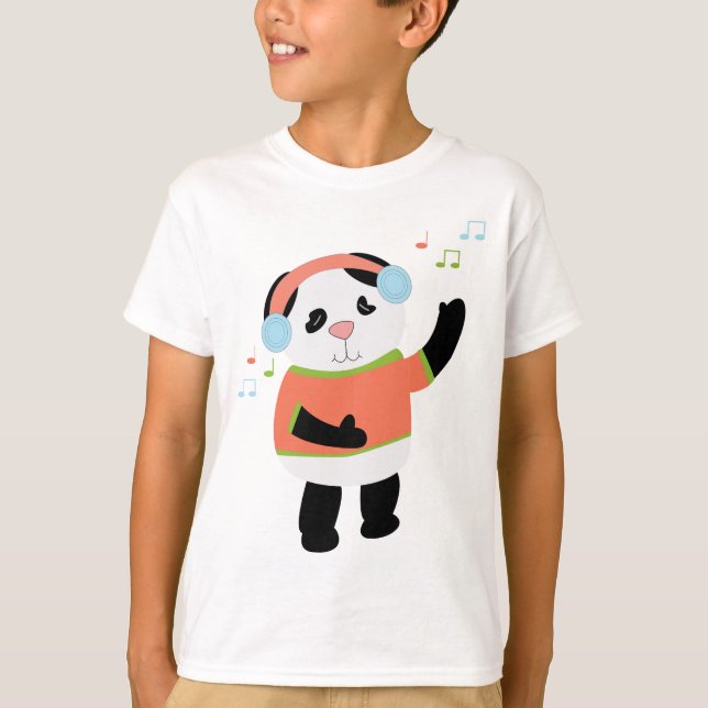 Camisa de oso de Rocking Panda (Anverso)