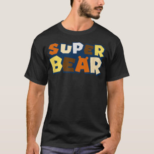 Camisa de oso gay con bandera de orgullo gay súper