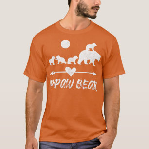 Camisa de oso Papaw con cuatro tazas de oso cortas