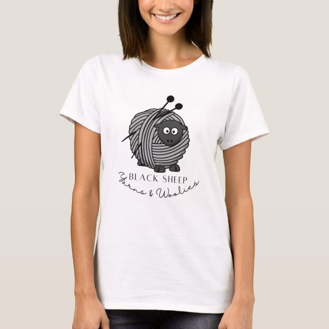 Camisa de oveja negra y lana (Anverso)