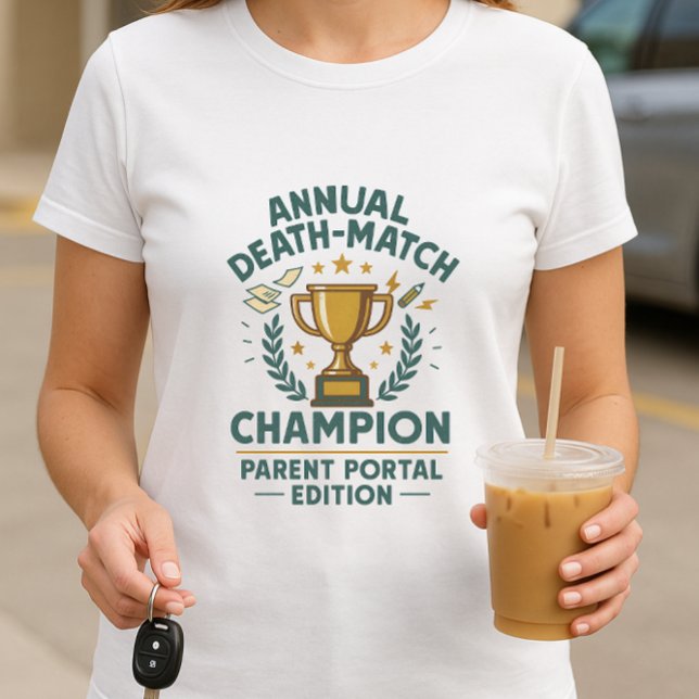 Camisa de padres divertidos; Escuela de edición de (Subido por el creador)