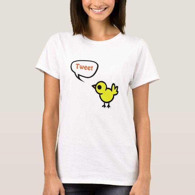Camisa de pájaro de Twitter (Anverso)
