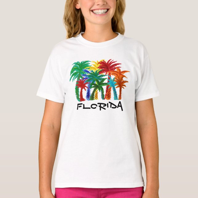 Camisa de palmera de los chicas de Florida (Anverso)