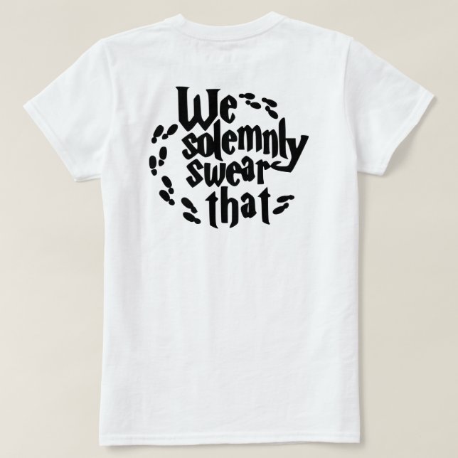 Camisa De Pareja De Potter (Reverso del diseño)