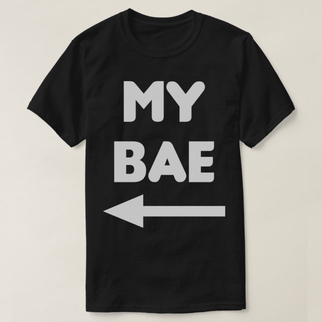 Camisa De Parejas De Mi Bae (Diseño del anverso)