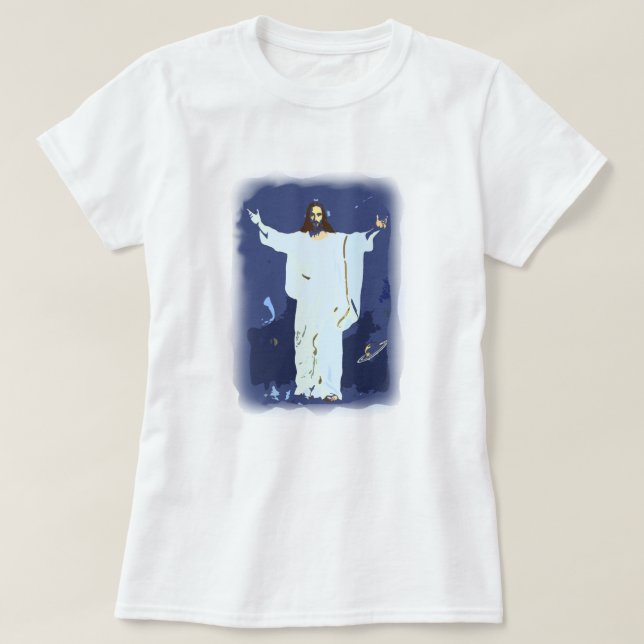 Camisa De Pascua De Jesús - Está Diseño De Tee De  (Diseño del anverso)