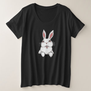 Camisa de Pascua para mujeres Pocket Bunny Plus Sh