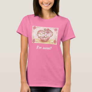 Camisa de pastel rosa
