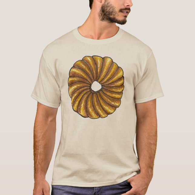 Camisa de pastelería francesa Donut Doughnut (Anverso)