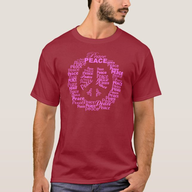Camisa de paz - elegir estilo y color (Anverso)