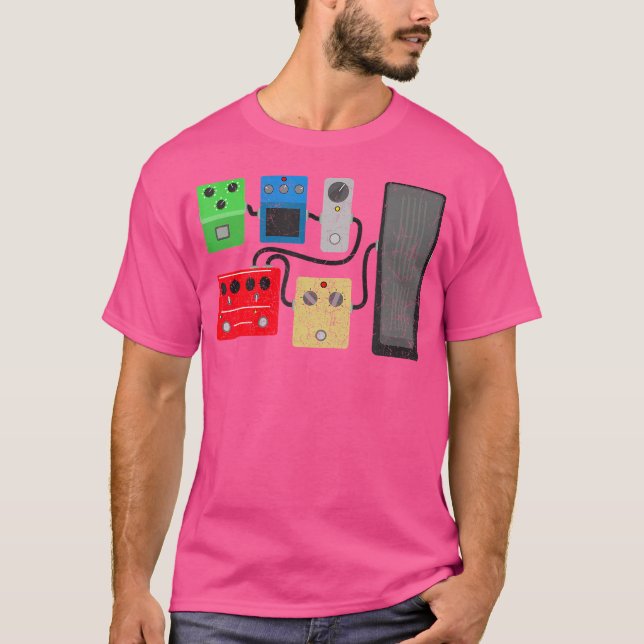 Camisa de pedal de efectos de guitarra de época -  (Anverso)