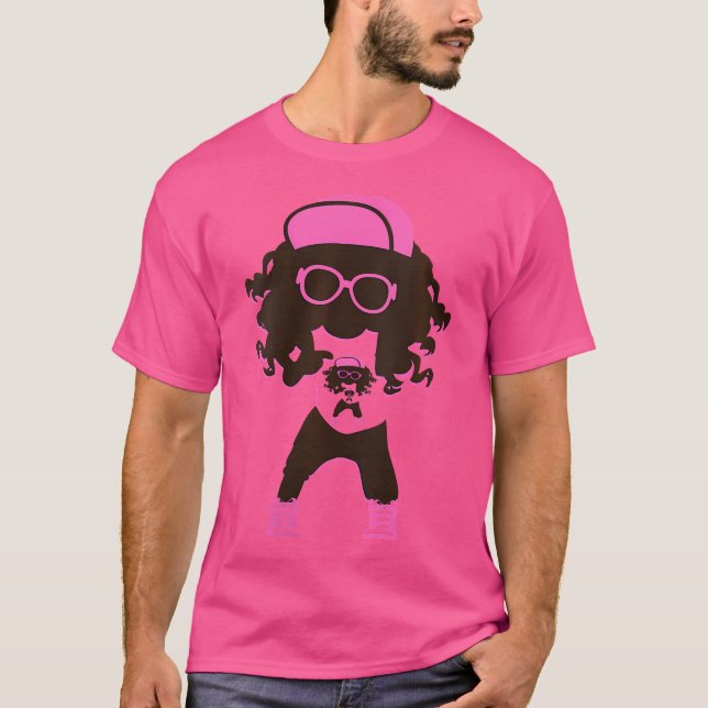 Camisa De Pelo Natural Con Hip Hop G (Anverso)