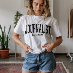 Camisa de periodista personalizado para escritores