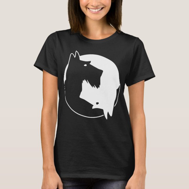 Camisa de perro de Guay Yin Yang - Corte Scottish  (Anverso)