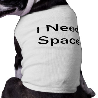 Camisa de perro espacial