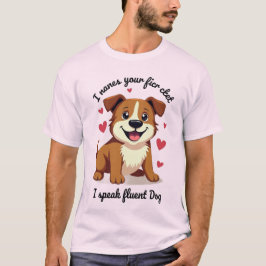 Camisa de perro fluente
