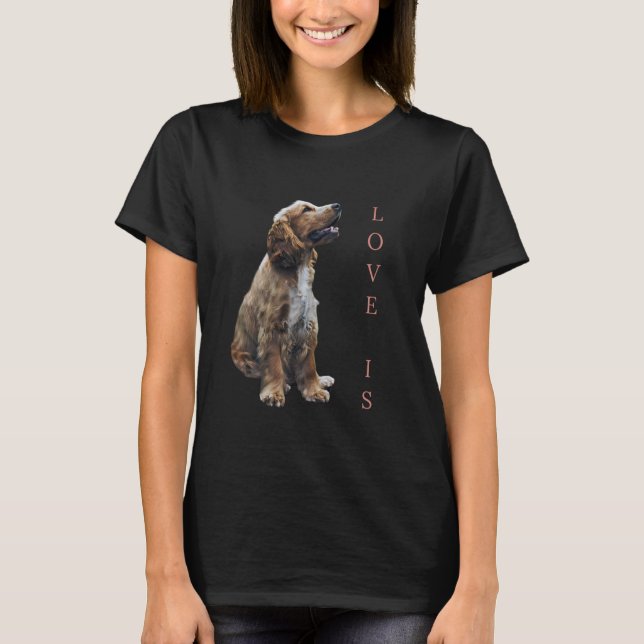 Camisa de perro King Charles Spaniel Cavalier es a (Anverso)