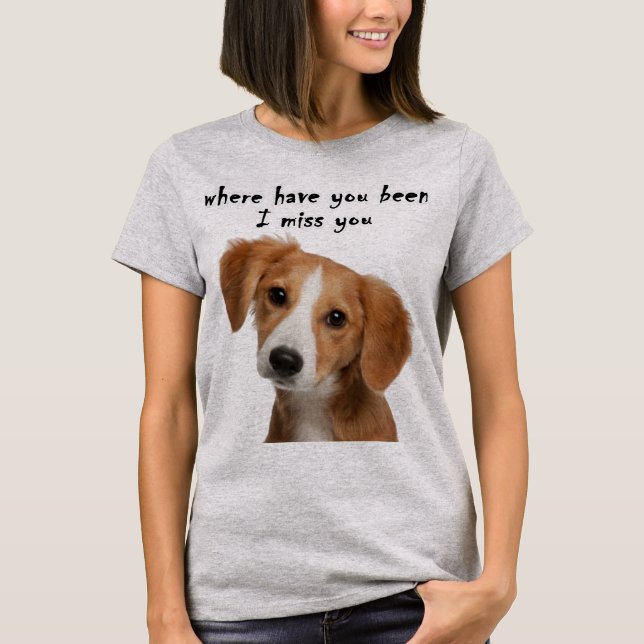 Camisa de perro Personalizado, Camiseta de foto de (Anverso)