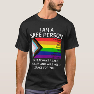 Camisa de persona segura, camiseta de aliados LGBT