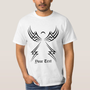 Camisa de personalizado de ángel tribal