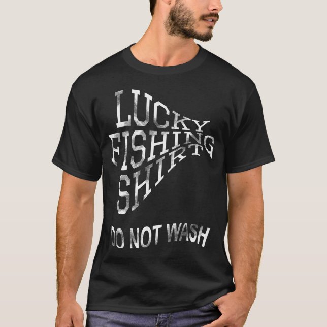 Camisa de pesca afortunada. No lavar. (Anverso)