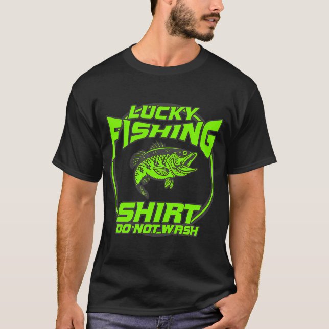 Camisa de pesca con suerte (Anverso)