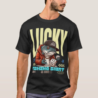 Camisa de pesca con suerte