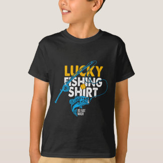 Camisa de pesca con suerte No lavar para un pescad